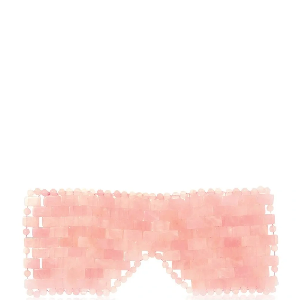 ROSE QUARTZ EYE MASK- Angela Caglia